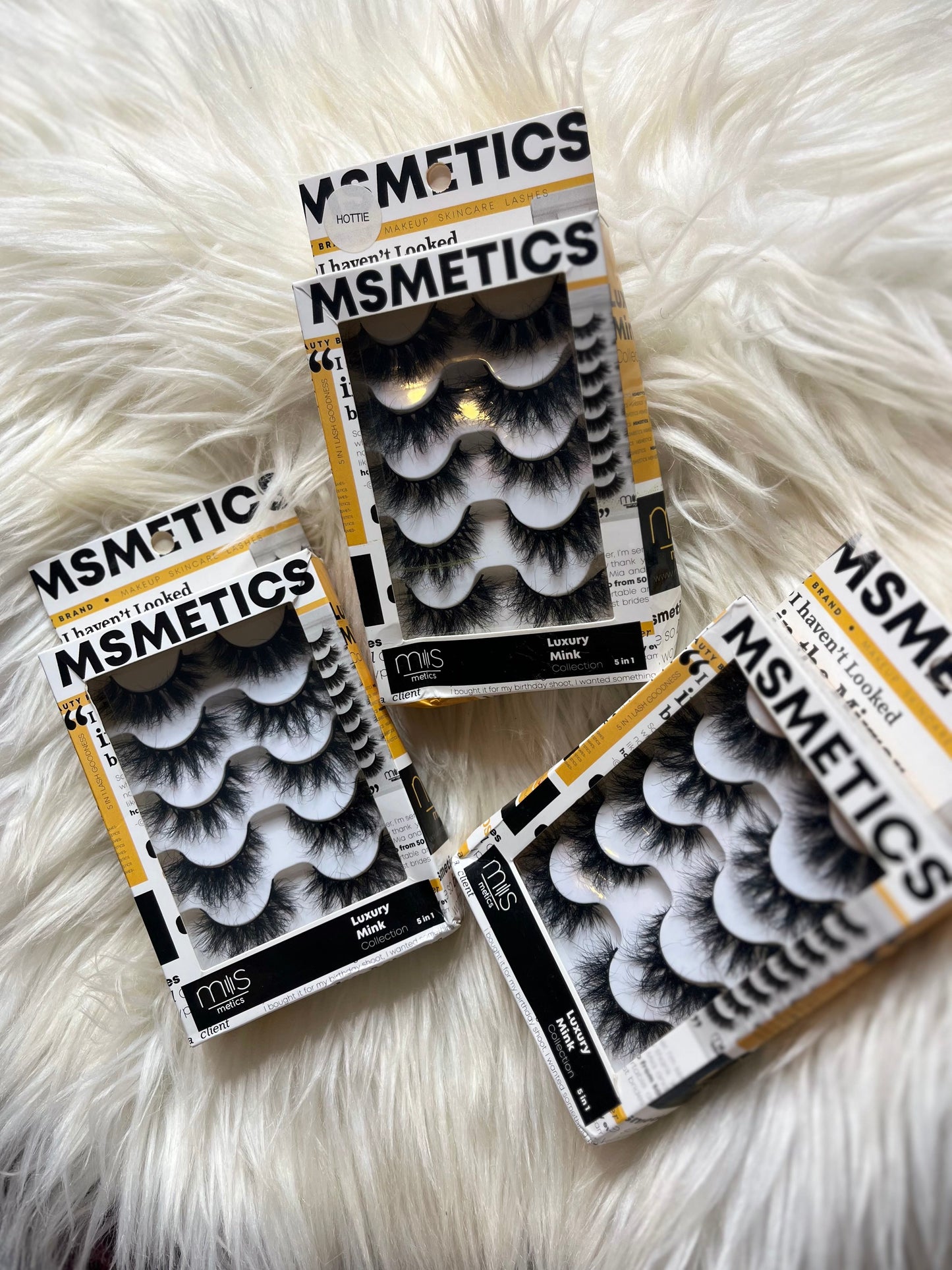 MSMETICS MINK LASHES PACK (5 in 1)