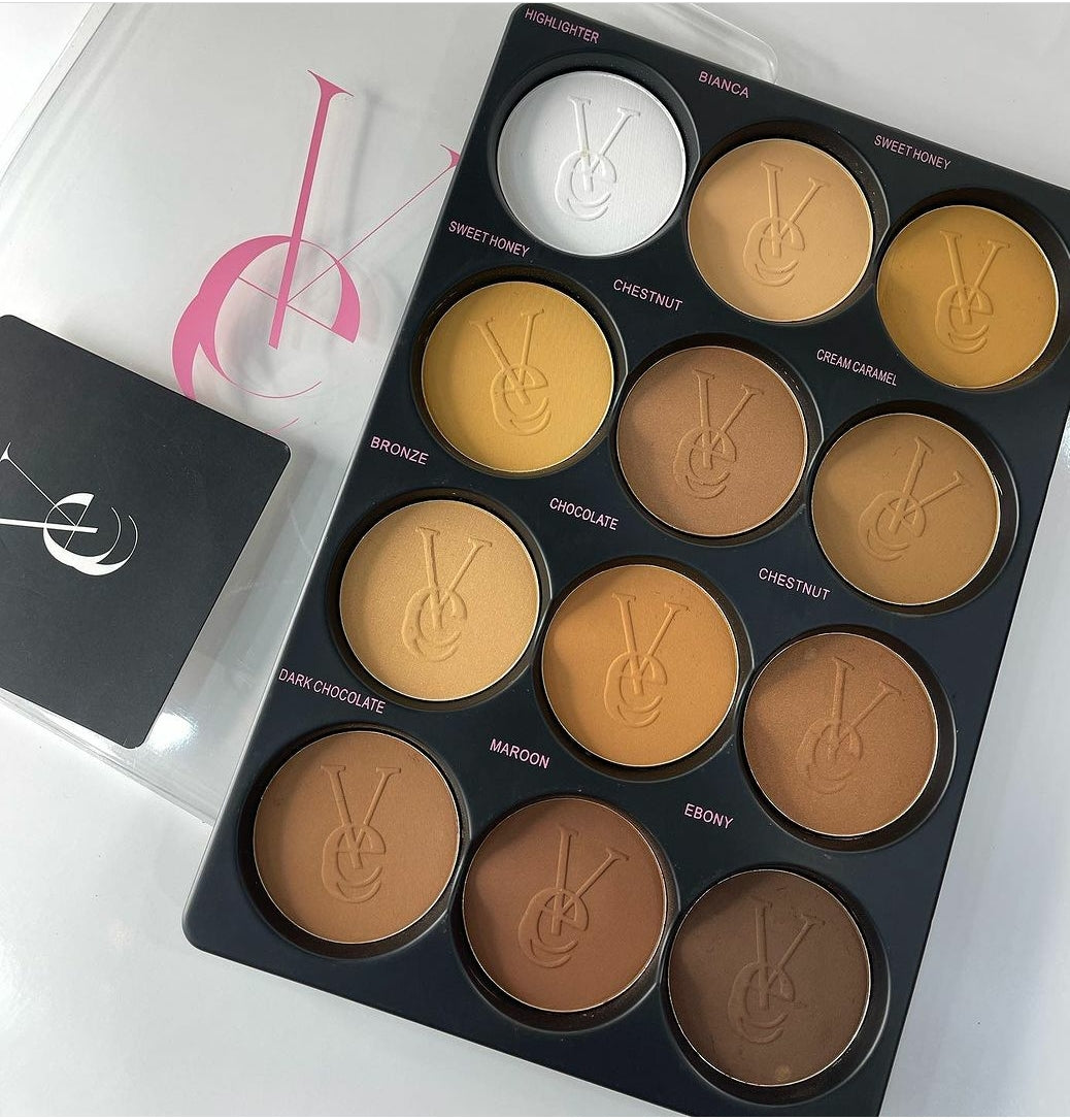Vee beauty 12 in1 powder palette