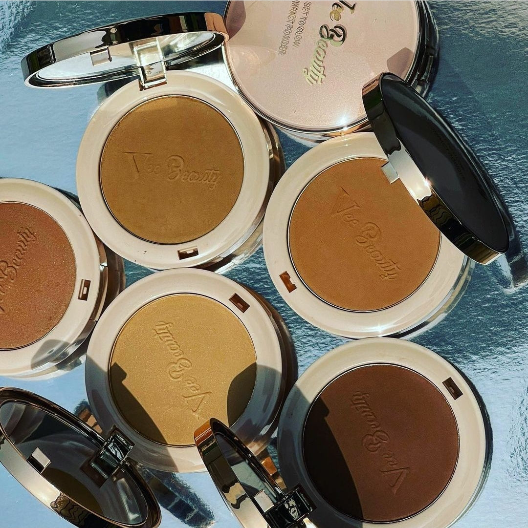 VeeBeauty Set to Glow Compact powder